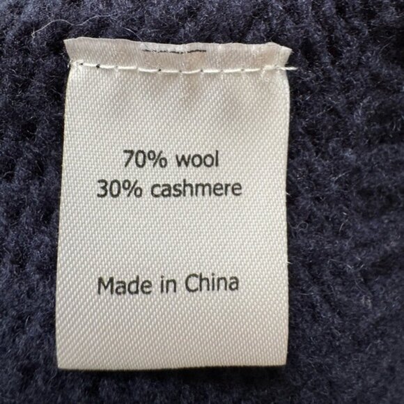 La Ligne 2X Solid Marin Sweater, Navy - Picture 5 of 8